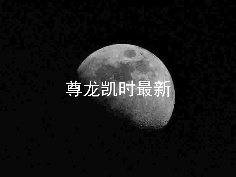 尊龙凯时最新